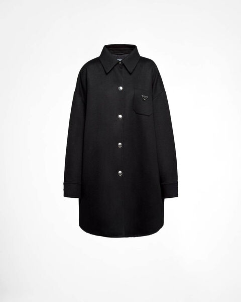 Рубашка утепленная Prada женский черный 162996-2