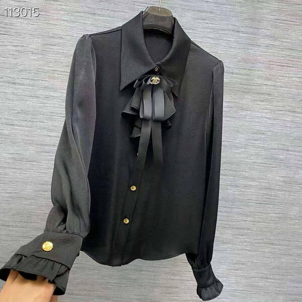 Блузка Chanel женский черный 137869-2