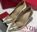 Туфли Valentino женский золотой 104247