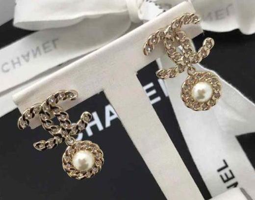 Серьги Chanel бронзовый 70550
