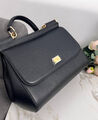 Сумка Dolce & Gabbana женский кожа черный 156589-2