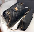 Сумка Chanel женский кожа черный 159482-1