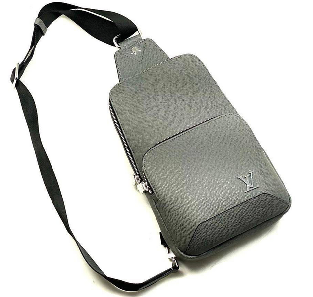 Мужская сумка слинг Louis Vuitton мужской кожа черный 95747