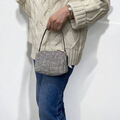 Сумка Alexander Wang женский стразы графитовый 175028-4
