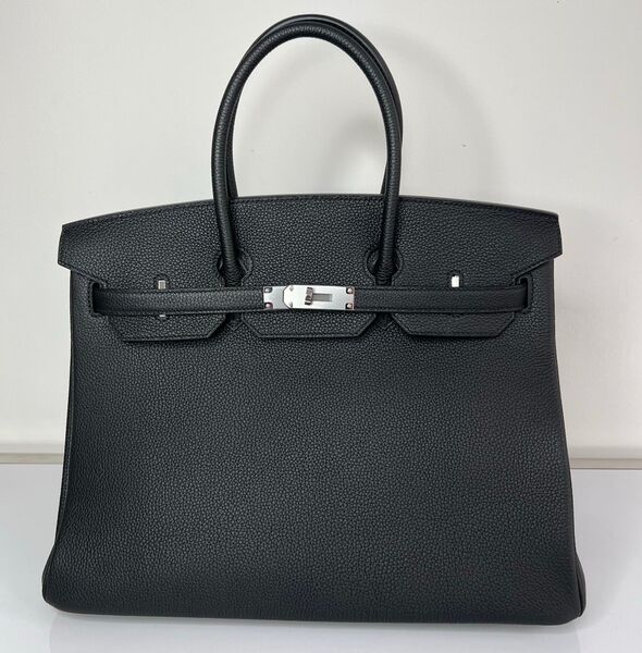 Сумка Hermès Birkin 35 женский кожа черный 139839