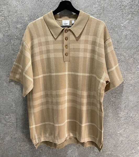 Мужское поло Burberry мужской бежевый 116005