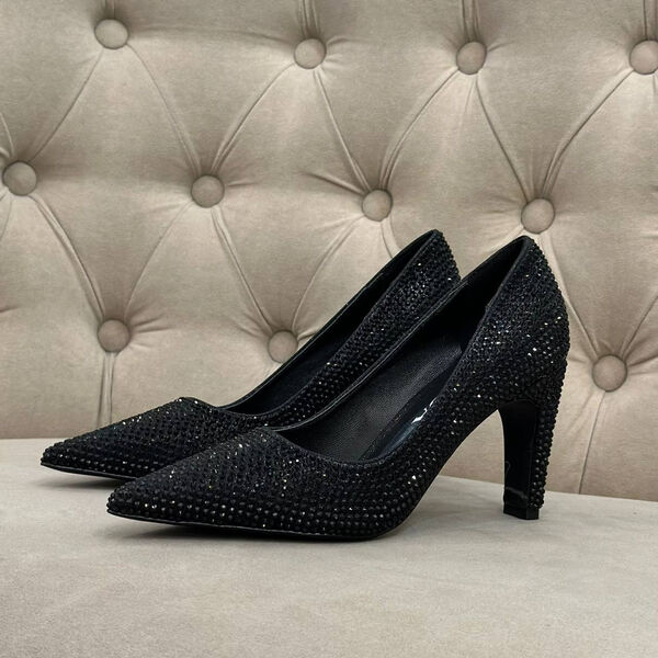 Туфли Prada женский кожа черный 134565-3