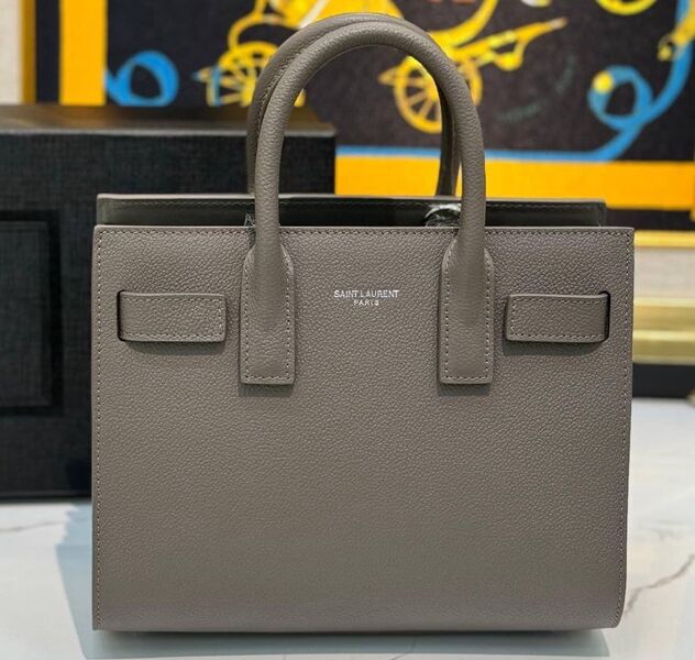 Сумка Saint Laurent Sac De Jour женский кожа бежевый 142011