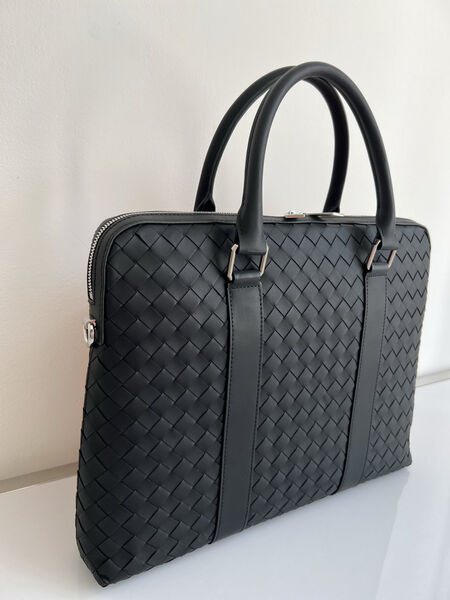 Мужской портфель Bottega Veneta мужской кожа черный 149901