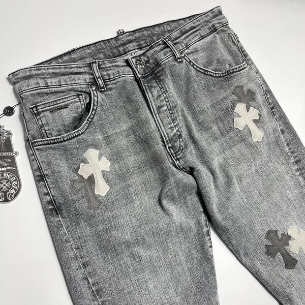 Мужские джинсы Chrome Hearts мужской джинса графитовый 153192-2