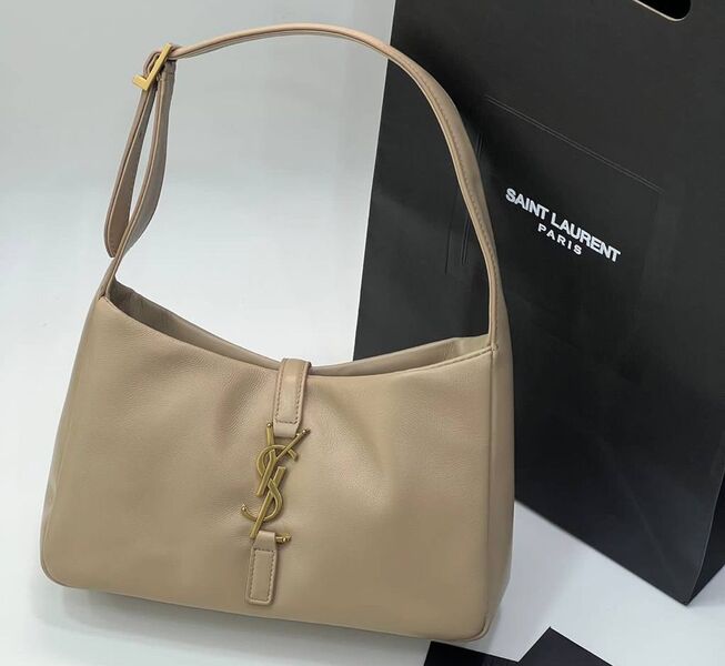 Сумка Saint Laurent женский кожа бежевый 133761
