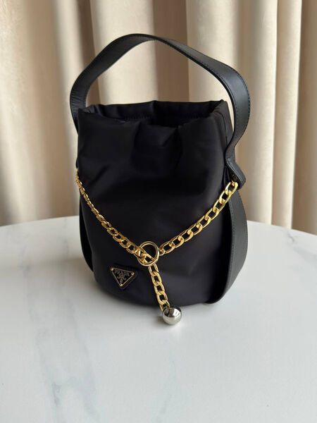 Сумка Prada женский нейлон черный 189595-3