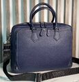 Мужской портфель Hermès мужской кожа синий 173008-1