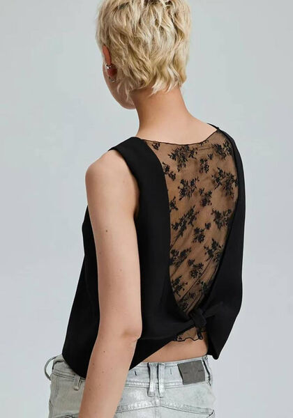 Топ Ermanno Scervino женский черный 190011-2