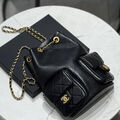Рюкзак Chanel женский кожа черный 172273-2