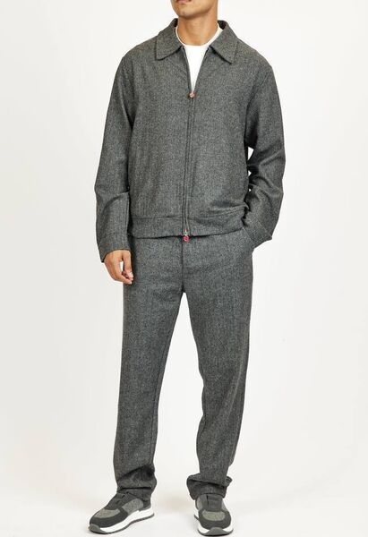 Мужской костюм Kiton мужской графитовый 158440