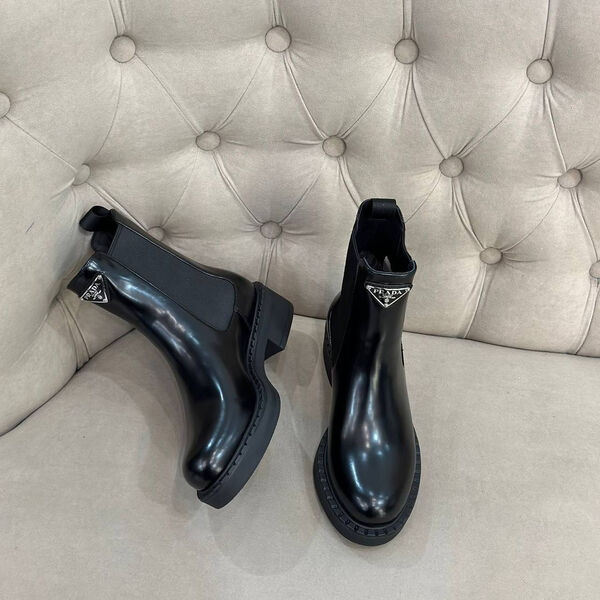 Ботинки Prada женский кожа черный 127342-3