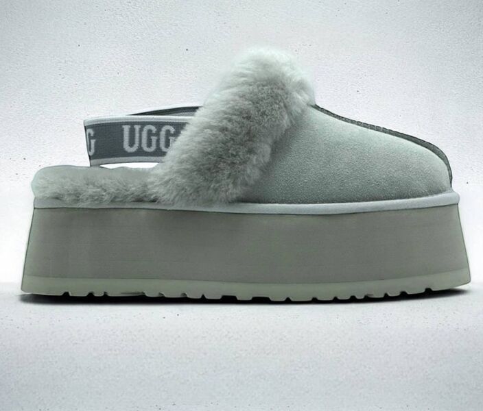 Угги Ugg Funkette Suede Platform женский замша болотный 163194