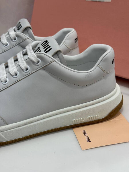 Кеды Miu Miu женский кожа графитовый 146014-2