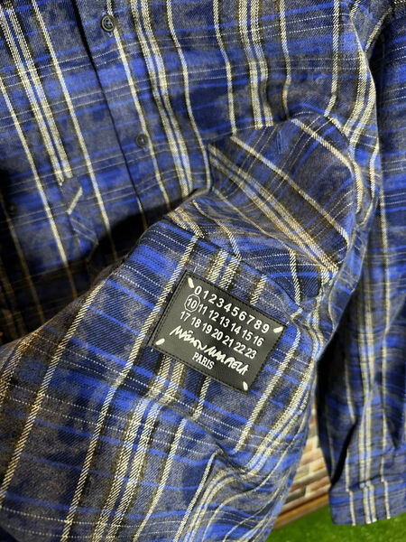 Мужская рубашка Maison Margiela мужской синий 156862-4