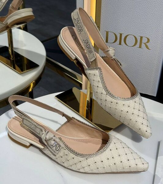 Туфли Christian Dior женский текстиль графитовый 190945