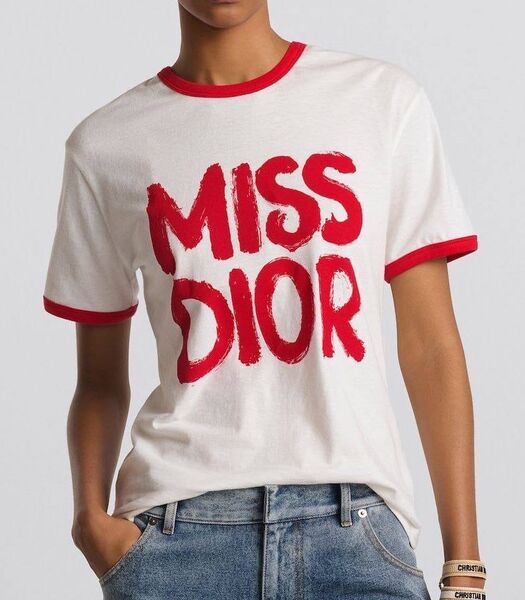 Футболка Christian Dior женский бордовый 158848