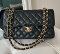 Сумка Chanel 2.55 женский кожа черный 102728-1