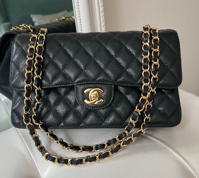 Сумка Chanel 2.55 женский кожа черный 102728