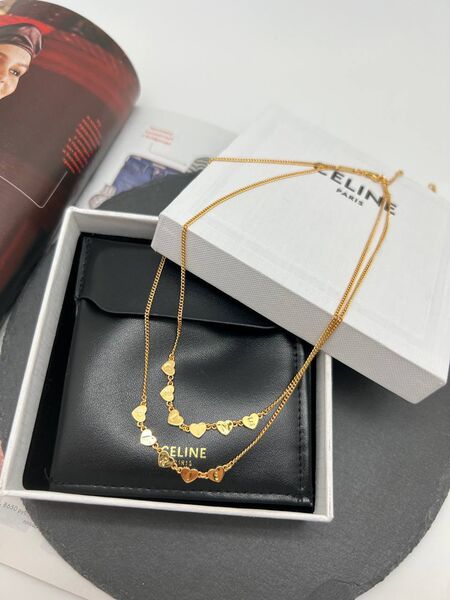 Колье Celine бронзовый 176009
