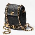 Рюкзак Chanel женский кожа черный 123251-2