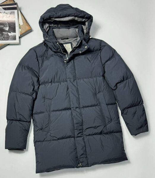 Мужской пуховик Brunello Cucinelli мужской синий 168898
