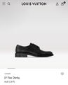 Мужские туфли Louis Vuitton мужской кожа черный 172932-6