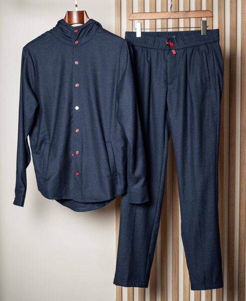 Мужской костюм Kiton мужской синий 173506