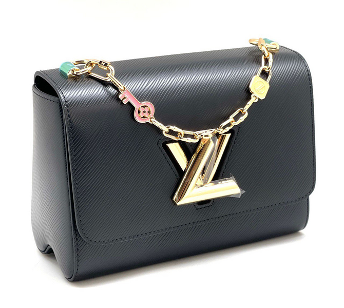 Сумка Louis Vuitton женский кожа черный 96946