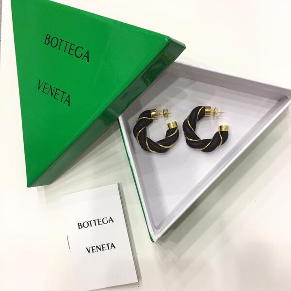 Серьги Bottega Veneta черный 70471-2