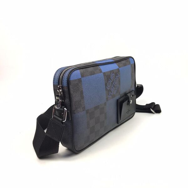 Мужская сумка мессенджер Louis Vuitton Alpha мужской канва синий 77998-3