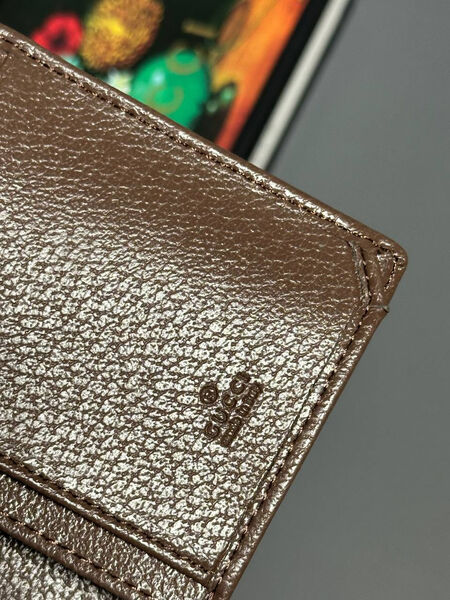 Мужской портмоне Gucci мужской канва бежевый 154017-6
