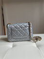 Сумка Chanel женский кожа бирюзовый 155755-3