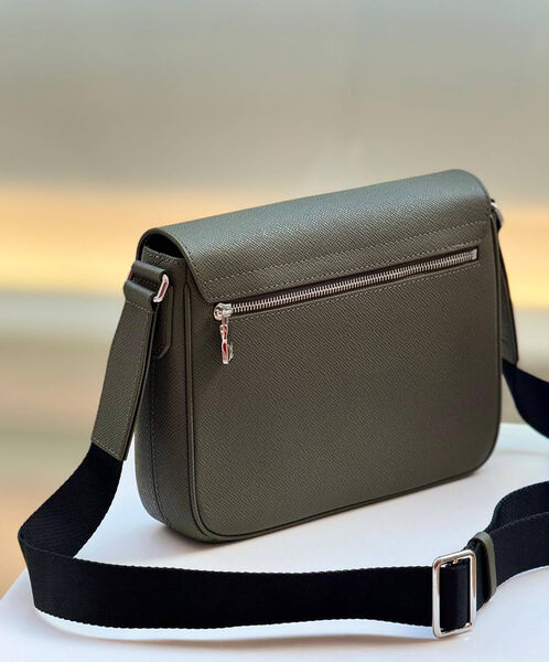 Мужская сумка мессенджер Louis Vuitton мужской кожа болотный 196040-2