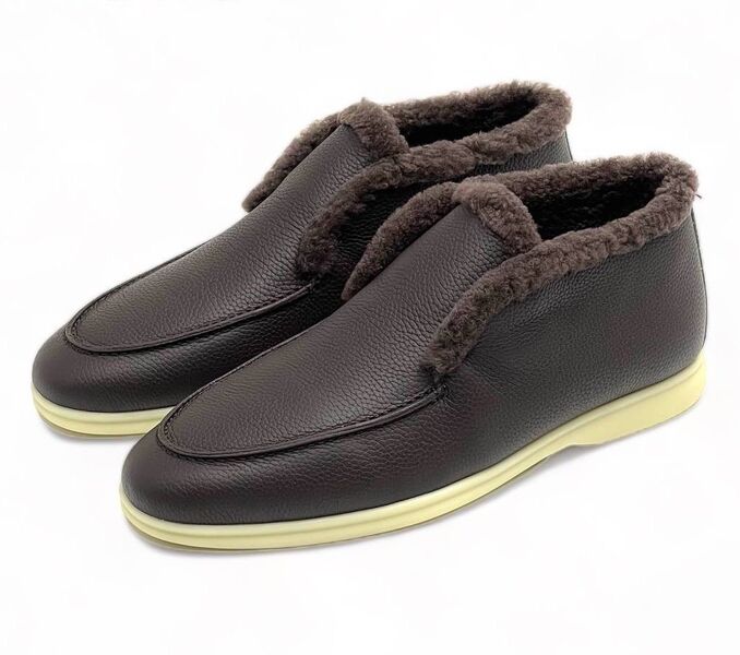 Мужские лоферы Loro Piana мужской кожа 131746