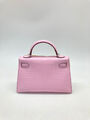 Сумка Hermès20 Mini женский кожа розовый 109847-2