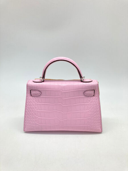 Сумка Hermès20 Mini женский кожа розовый 109847-2