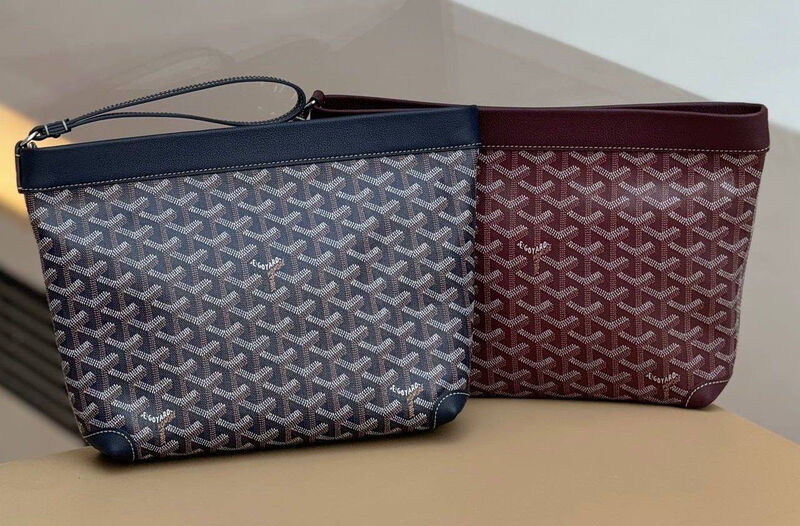Клатч Goyard женский кожа бордовый 195050-4