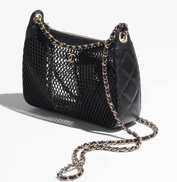 Сумка Chanel женский кожа черный 190002