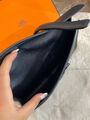 Клатч Hermès женский кожа черный 97066-5