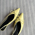 Туфли Jacquemus женский кожа горчичный 150550-2