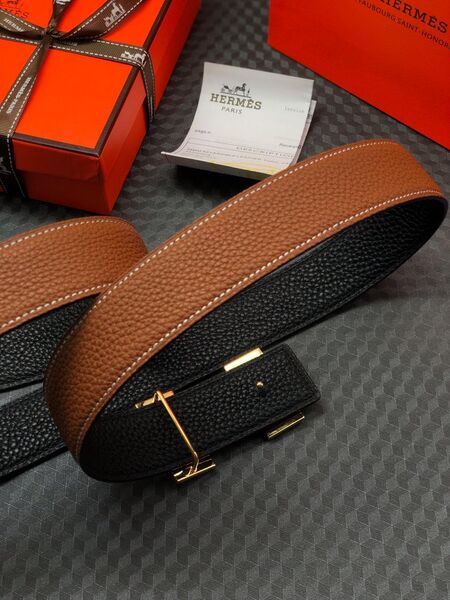 Мужской ремень Hermès мужской кожа 52498-4