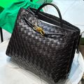 Сумка Bottega Veneta Medium Andiamo женский кожа синий 142013-3