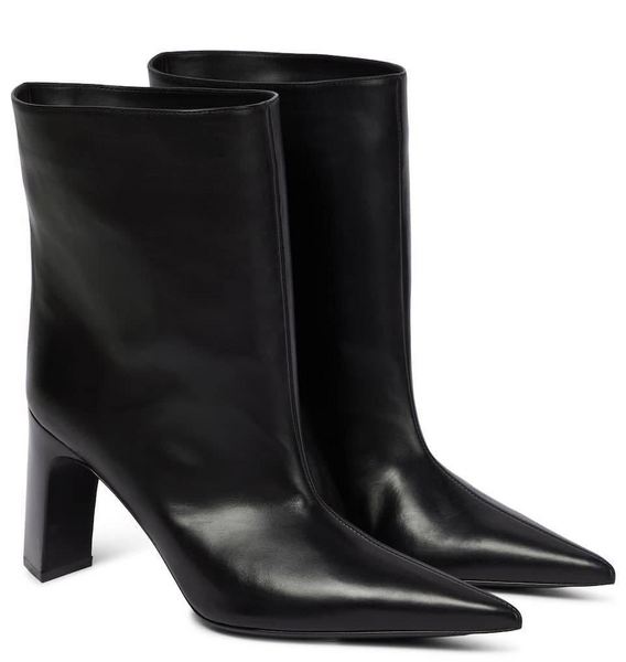 Ботильоны Balenciaga женский кожа swift черный,белый 92205