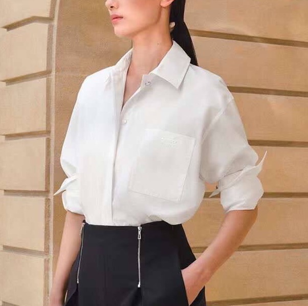 Рубашка Hermès женский белый 143586